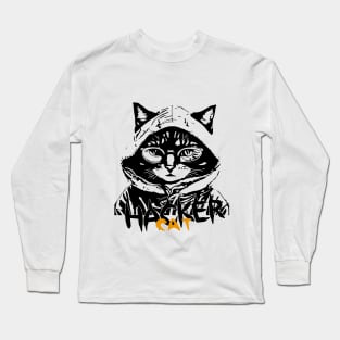 Hacker Cat Long Sleeve T-Shirt